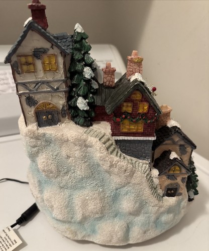 Vintage 2003 Glasfaser Weihnachten klassisches Dorf mit Box Zielrichtung SCHÖN - Bild 13 von 20