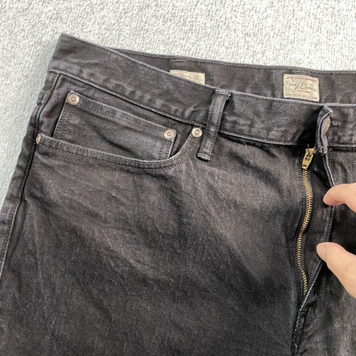 J Crew Jeans Mens 38x32 Classic Straight Black Denim Cotton Preppy City Casual - Picture 11 of 18