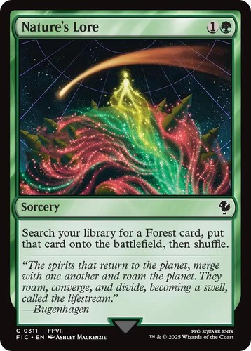 MTG Final Fantasy Commander - Nature's Lore