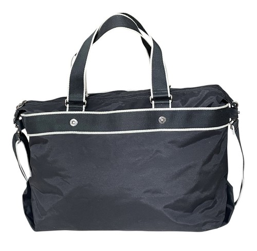 LACOSTE HOLDALL Weekender BAG Vintage M86 New City Casual 14 Midnight Black 20” - Picture 8 of 23