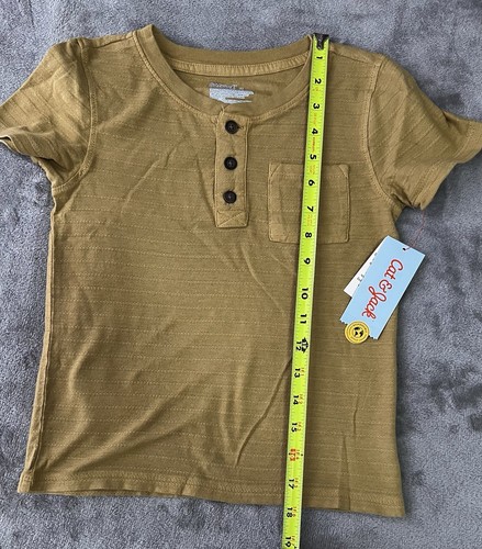 Cat & Jack Boy’s Brown Short Sleeve T-shirt For 5T - Picture 2 of 5