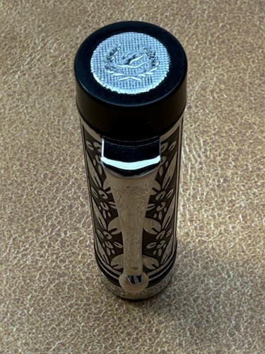 Laban Labrados Silver and Black Pattern 5 Rollerball Pen (No Box/Papers) - Picture 11 of 11