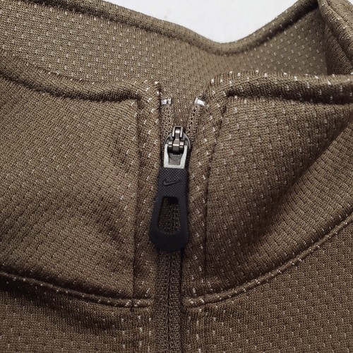 Suéter de golf Nike Sphere Quarter Zip para hombre mediano marrón tostado rendimiento - Imagen 4 de 14