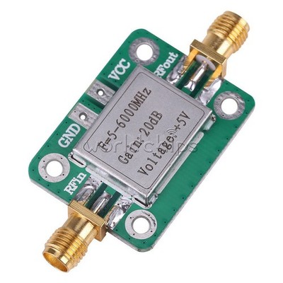 5M~6GHz 5V DC RF Broadband Signal Amplifier Board   20dB Power Module #zc