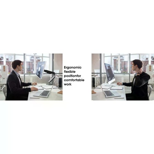 3IDEE Monitor Halterung 2 Monitore 17-32", voll beweglich & verstellbar - Bild 7 von 9