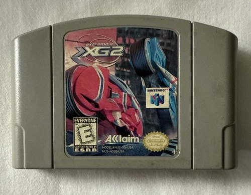 Extreme-G XG2 Nintendo 64 N64 Authentic Cartridge Tested