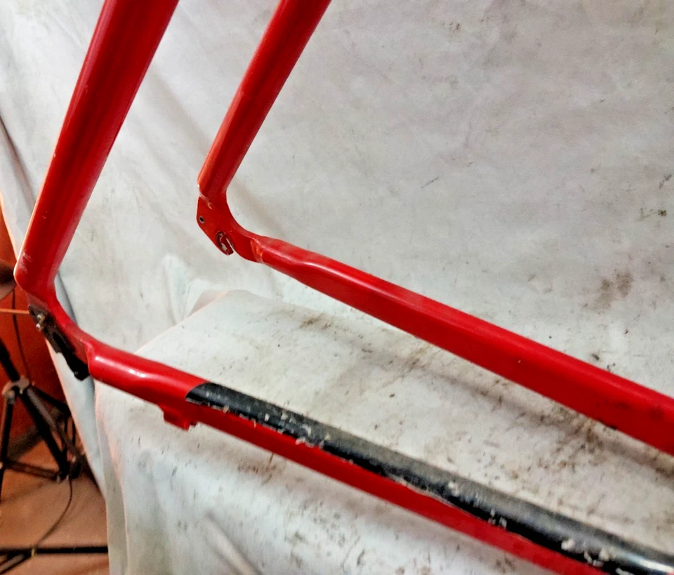 Cuadro de bicicleta MTB Cannondale F2000 1997 juego de cabeza rígido pequeño Fatty70 hecho en EE. UU. Foto 4 de 4