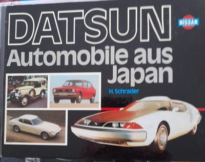 Datsun Automobile aus Japan  1976 Schrader 240 Z 260 z Cherry Fairlady  Nissan