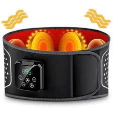 Heating Massage Decompression Belt Lumbar Support for Lower Back Pain Relief