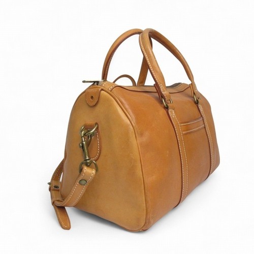 BREE Mini Boston Bag with Strap, 2-way, Tanned Leather, Shipped from Japan - Picture 2 of 9