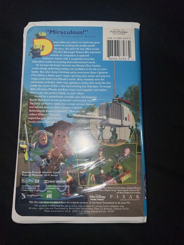 Walt Disney’s Toy Story VHS Film 1995 - Bild 3 von 3