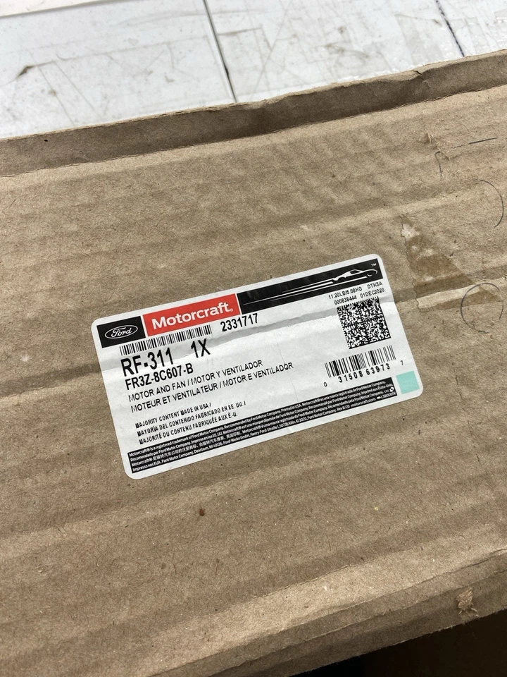 *DAÑADO* Conjunto de ventilador doble genuino Motorcraft RF-311 2015-2024 Mustang 2,3 L Foto 4 de 4