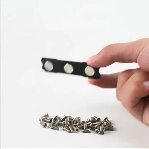 10x Magnetic Name Badge Tag Fastener Attachment Self Adhesive Strong Magnet NE - Video 1 of 1