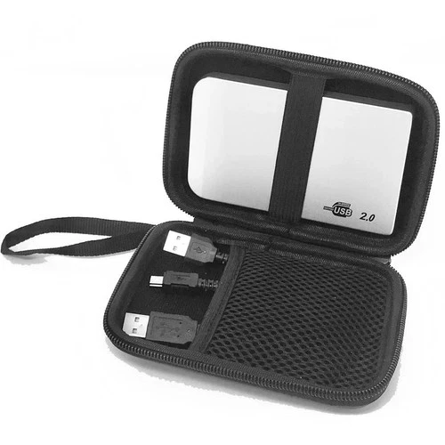 2.5 Inch Hard Drive Case Portable External Carry Pouch Seagate Western Digital
