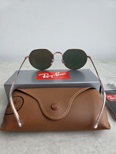Ray Ban RB3565 JACK SONNENBRILLE POLIERT GOLD & grüne Gläser Herren & Damen £155 - Bild 6 von 6