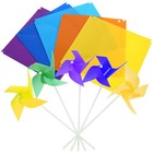 100Stücke Bunte Windräder für Junge Mädchen Garten Deko Spaß Spielzeug