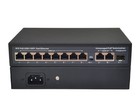 8-Port 100Mbps+2-Port Gigabit+1-Port Gigabit SFP POE Switch mit Stromkabel