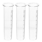 3PCS Rain Gauge Tube Clear Rain Gauge Replacement For Accurate Outdoor Garden