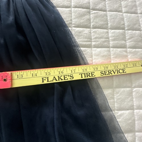 Abercrombie Dress Girls XL Blue Floral Babydoll Tulle Dainty Party Feminine - Picture 8 of 9