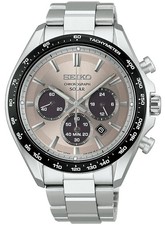 Seiko Selection S Series SBPY181 Men's Solar Chronograph Watch Gray Date 2026