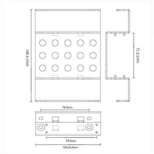 2.5 To 5.25 Inch Internal Hard Disk Drive Mounting Bracket Black - Picture 3 of 7