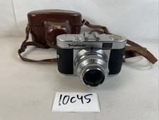 Vintage Voigtlander Vito B 35mm Film Camera Germany Pronto Skopar Lens 10C45