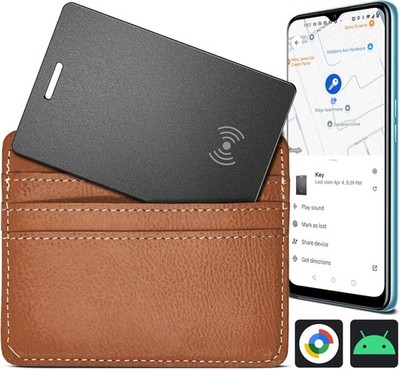 Wallet Finder for Android, Tracker Card Google Certified, 1.8mm black 