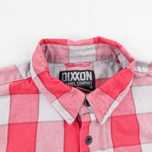 Dixxon Flanellhemd Herren XL rot grau kariert Fuego FR Flanell schwer entflammbar Arbeit - Bild 2 von 11