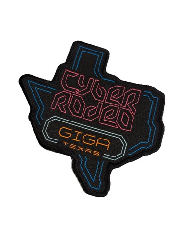 Tesla Texas Cyber Rodeo fabric patch Koozie Drink cyber Bag - Picture 3 of 3