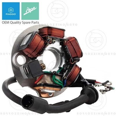 OLYMPIA STATORE COMPLETO 3 FILI MAGNETE PIAGGIO VESPA PK 50 HP