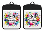Pot Holders Oven Mitts Hot Pads Linen Towel Best Grandma Ever Kitchen DZ150DPH