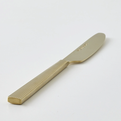 Better Homes & Gardens River 20-Piece Gold Stainless Steel Flatware Set 4-Person - Picture 4 of 12