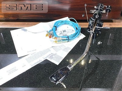 SME 3012-R Pro Long Tonearm w Shell Sub Weight Cables Lift Oil Refilled Tested