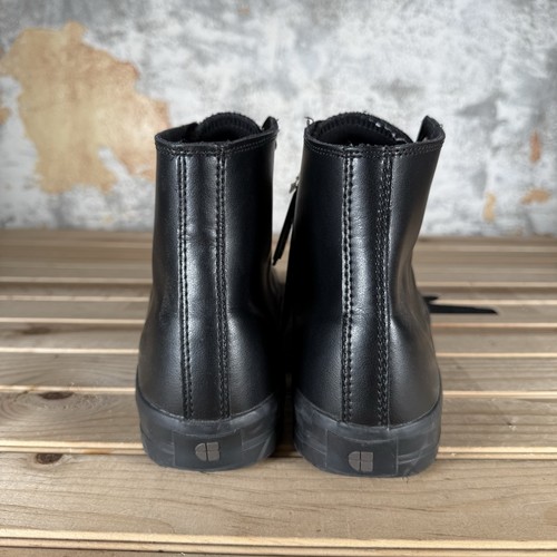 Zapatos para tripulaciones Pembroke High Too Negro Cuero Antideslizante 11M 12.5W Unisex - Imagen 5 de 9