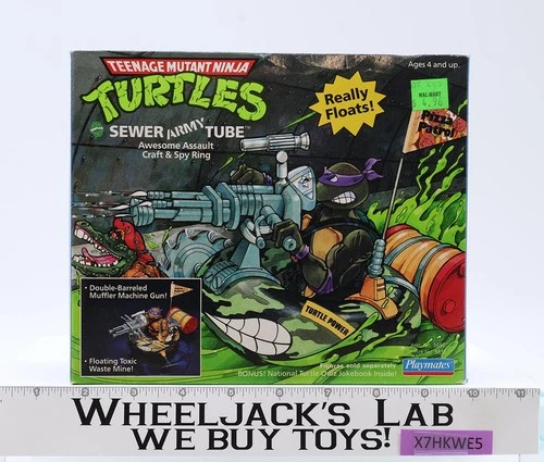 Sewer Army Tube Teenage Mutant Ninja Turtles 1989 Playmates Vehicle NEW SEALED
