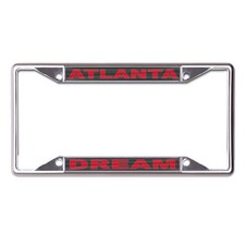 WinCraft Atlanta Dream Metal Laser Cut License Plate Frame