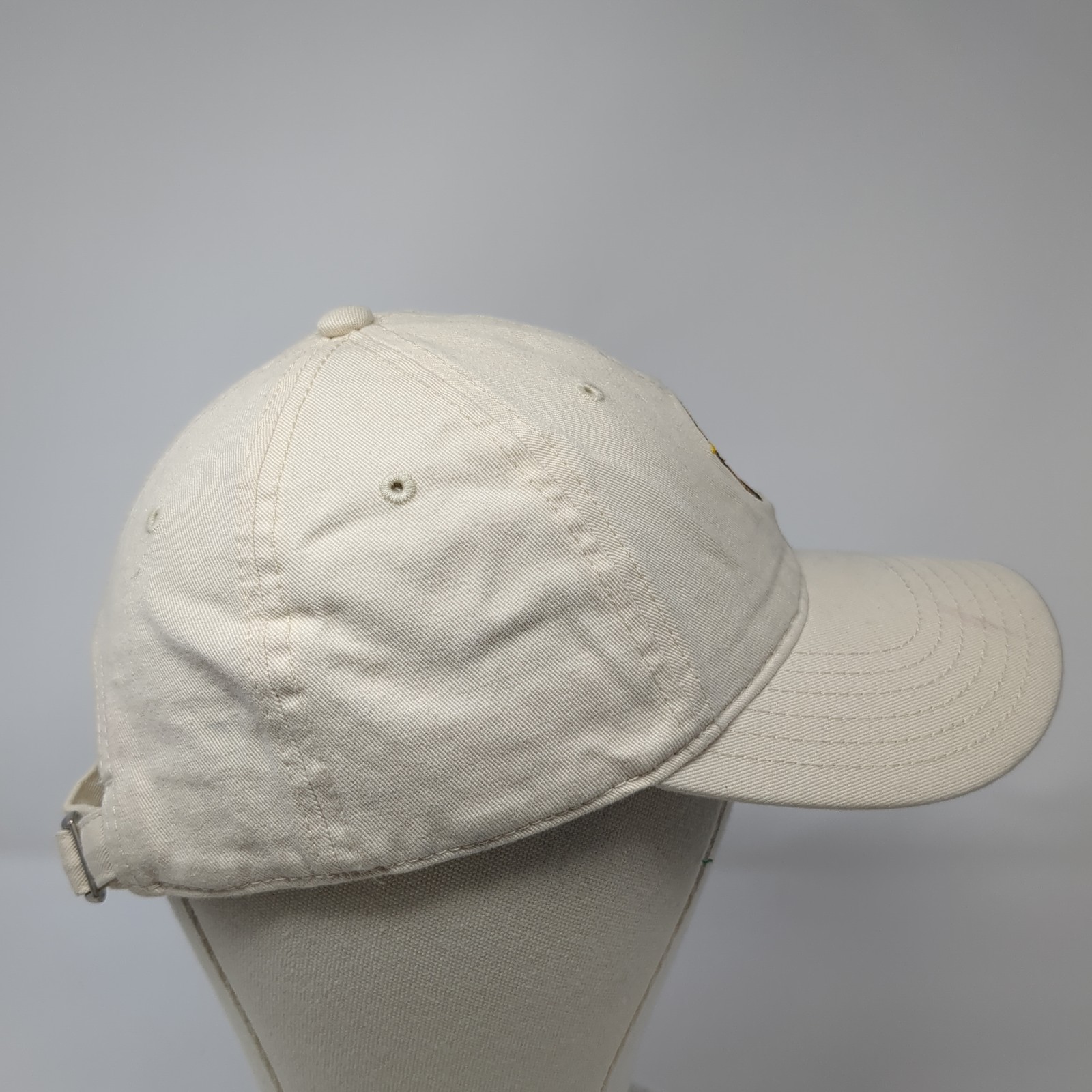 Smokey Bear Slideback Hat Solid Beige One Size Ad… - image 5