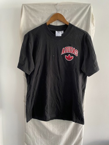 Adidas T-Shirt schwarz kurzarm Größe M