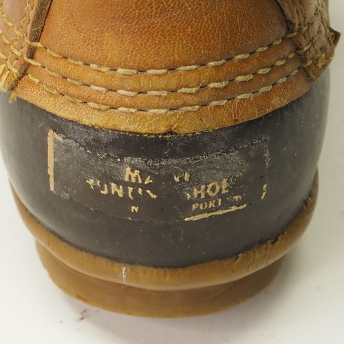 Vintage LL Bean Maine Jagdschuh Herren Größe 6 hoch Hergestellt in den USA Stiefel Ente braun WOW - Bild 15 von 20