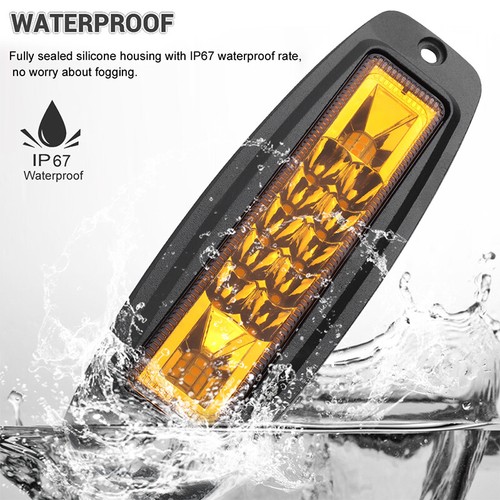 3" 4" 7" Flush Mount LED Work Light Bar Offroad Flood Spot Reverse Fog Driving - Picture 71 of 109