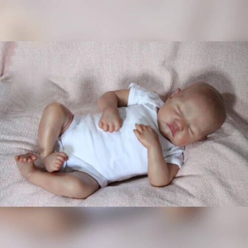 Realistic Reborn Baby Doll Sleeping Real Life Newborn Baby Doll 3D Skin Painting