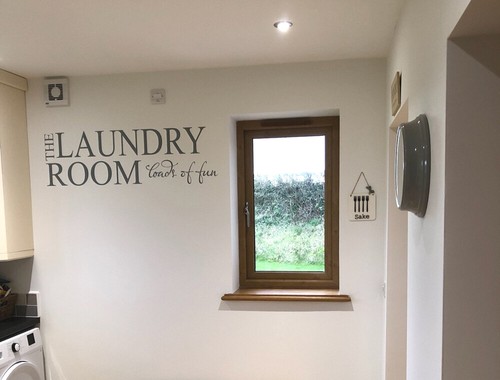 Laundry room loads of fun wall sticker | Laundry Quote Wall Decal - Picture 3 of 7