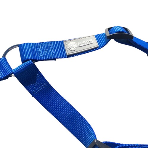 Dog Harness Size LARGE American Kennel Club Blue with Metal D-Rings EUC - Picture 4 of 6