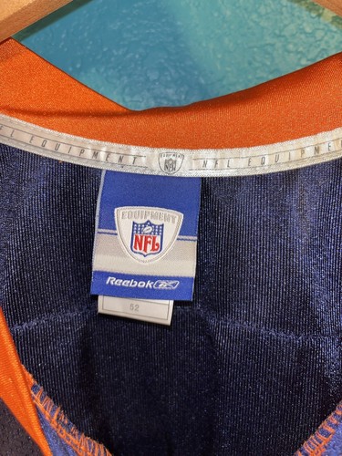 Reebok Jay Cutler Denver Broncos Football Jersey Adult 2XL Blue Size 52 - Picture 6 of 6