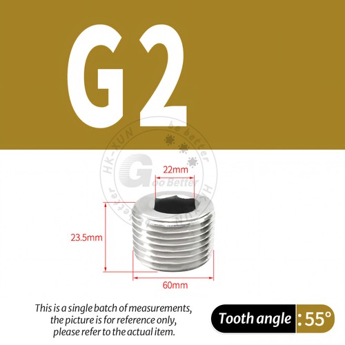 BSP NPT PT G Male Stainless Steel Countersunk End Plug Internal Hex Head Socket - Picture 34 of 62