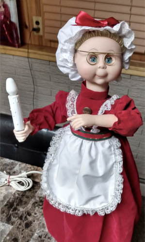 Doll size Mrs. Claus Muffin Cap, Betsy Ross, Little Miss Muffin hat - any color - Picture 2 of 5
