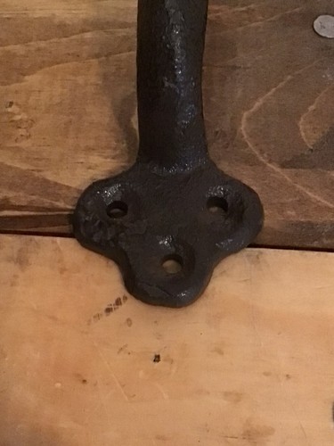 Set of 2 Large (8.5") Heavy Duty Rustic Cast Iron Barn Pulls...FREE SHIPPING! - Picture 3 of 6