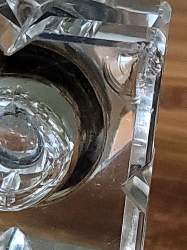 Vintage französisches Reich? Tintenständer Büste KUNST Marmor mit großen Doppelglas Tintenkästen - Bild 7 von 12
