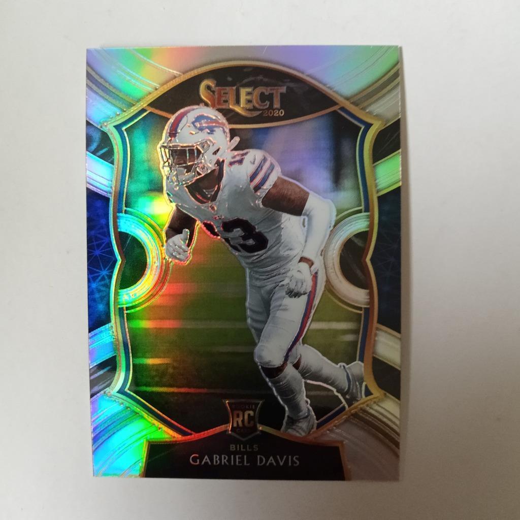 2020 Select Gabriel Davis Concourse Silver Prizm Rookie #82 Bills