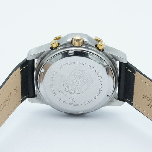 TAG Heuer Professional 2000 Steel Automatic Chrono Men's Watch 38MM 165.306 - Picture 7 of 9